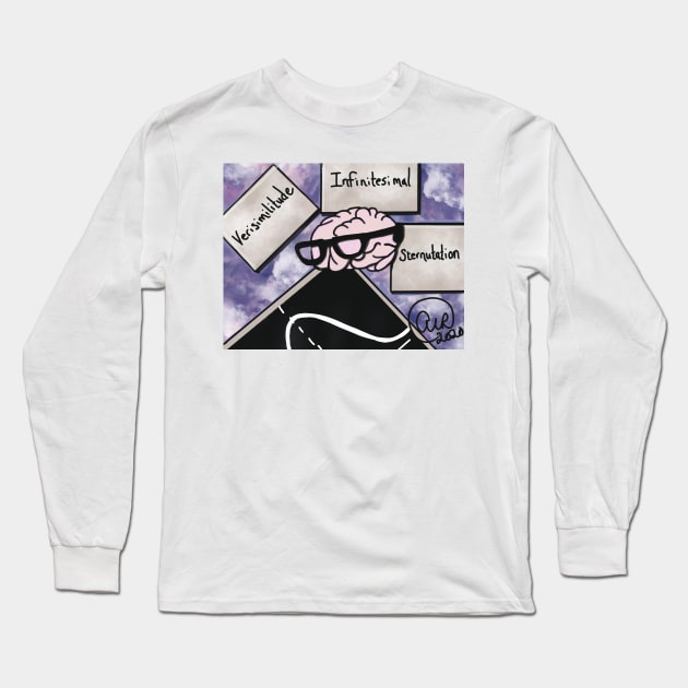 Note Cards and Charts for Logic Long Sleeve T-Shirt by Mandiehatter